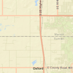 Oxford Florida Street Map