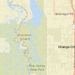 Orange City Florida Street Map
