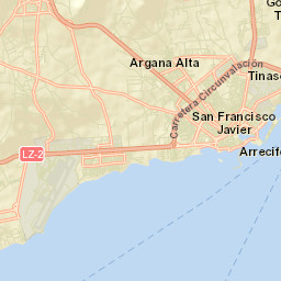 Arrecife Street Map