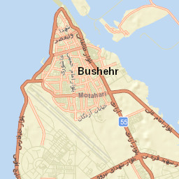 Bushehr Street Map