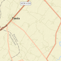Tanda Street Map