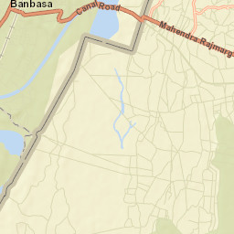 Banbasa Street Map