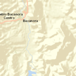 Bacanora Street Map