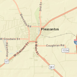 Pleasanton Street Map