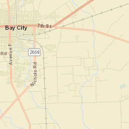 Bay City Street Map