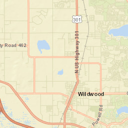 Wildwood Florida Street Map