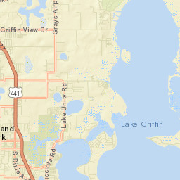 Fruitland Park Florida Street Map