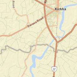 Kichha Street Map