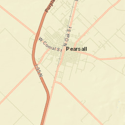 401-499 South Walnut Street, Pearsall, TX Street Map