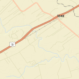 Inez Street Map