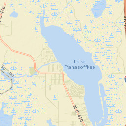 Panacoochee Retreats Florida Street Map