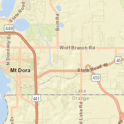Sorrento Florida Street Map