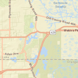 Mount Plymouth Florida Street Map