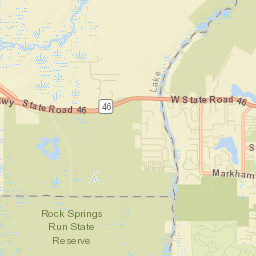 Wekiva Florida Street Map