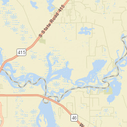 Palm Shadows Florida Street Map