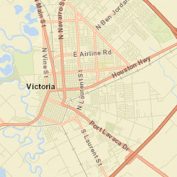 Victoria County Street Map