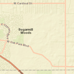 Sugarmill Woods Florida Street Map