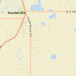 Sumterville Florida Street Map