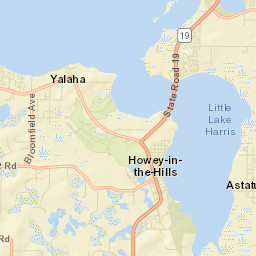 8520-8706 County Road 48, Yalaha, FL Street Map