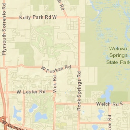 Plymouth Florida Street Map