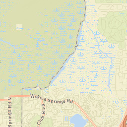 Wekiva Springs Florida Street Map