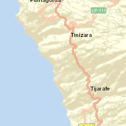 Tijarafe Street Map