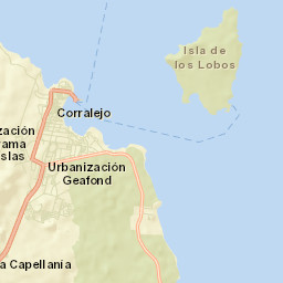 Corralejo Street Map