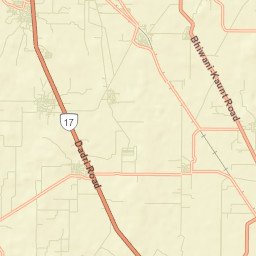Bhiwani Street Map