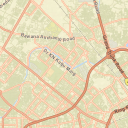 North West Delhi Street Map