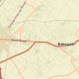 Babugarh Street Map