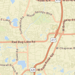 Slavia Florida Street Map