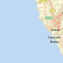 Tazacorte Street Map