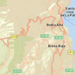 Breña Alta Street Map