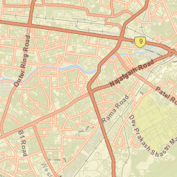 West Delhi Street Map