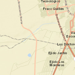 Colonia Venustiano Carranza Street Map