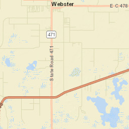 Webster Florida Street Map