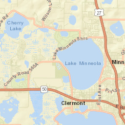 Minneola Florida Street Map