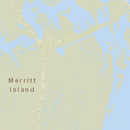 Merritt Island Florida Street Map