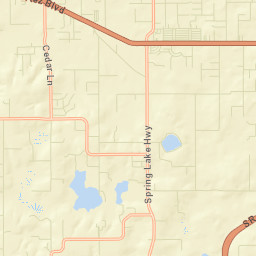Spring Lake Florida Street Map