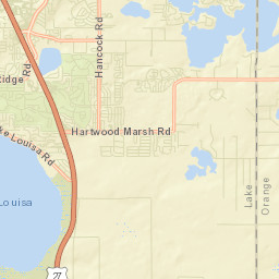 Orange Mountain Florida Street Map