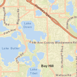 Windermere Florida Street Map