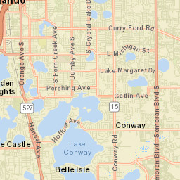 Pine Castle Florida Street Map