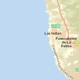 Fuencaliente de la Palma Street Map