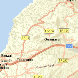 Sauzal Street Map