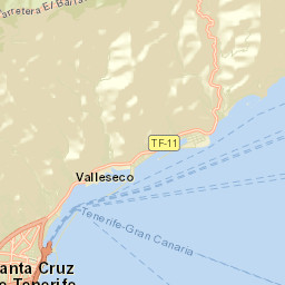 Santa Cruz de Tenerife Street Map