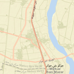 Banī Mazār Street Map