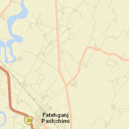 Fatehganj West Street Map