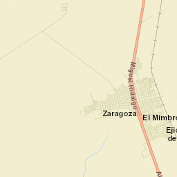 Zaragoza Street Map