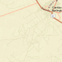 Carrizo Springs Street Map