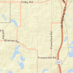 Moss Town Florida Street Map